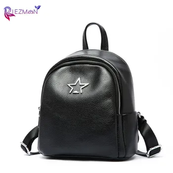 Riezman Women Backpack 2020 New Genuine Leather Back Pack Pentagram Design Small Backpack Travel Backpack Bookbag Shoulder Bags
Riezman Women Backpack 2020 New Genuine Leather Back Pack Pentagram Design Small Backpack Travel Backpack Bookbag Shoulder Bags