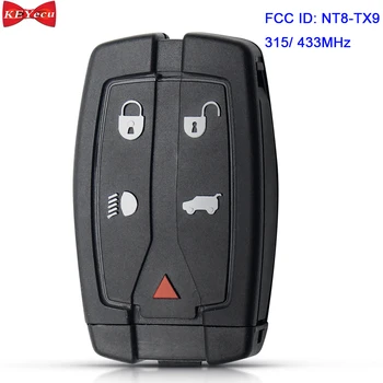 KEYECU for Land Rover LR2 2008 2009 2010 2011 2012 Remote Car Key Fob FCC ID: NT8-TX9 315MHz/ 433MHz
