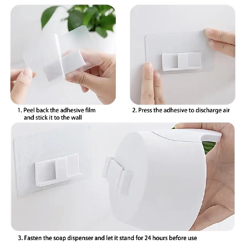 Liquid Soap Dispenser Wall Mount Home Bathroom Press Container Home Soap Shower Bathroom Accessories Plastic Detergent Bottle
Liquid Soap Dispenser Wall Mount Home Bathroom Press Container Home Soap Shower Bathroom Accessories Plastic Detergent Bottle