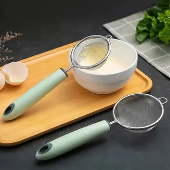 Small fresh Kitchen Stainless Steel Wire Fine Mesh Sieve Oil Strainer Flour Colander Sifter DIY Kitchen Tools for Filtering Food
Small fresh Kitchen Stainless Steel Wire Fine Mesh Sieve Oil Strainer Flour Colander Sifter DIY Kitchen Tools for Filtering Food