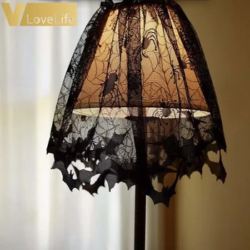 Lamp Shades Black Lace Spider Web Table Runner Luxury Fireplace Mantle Scarf Landshade Topper Decorations For Home ornaments
Lamp Shades Black Lace Spider Web Table Runner Luxury Fireplace Mantle Scarf Landshade Topper Decorations For Home ornaments