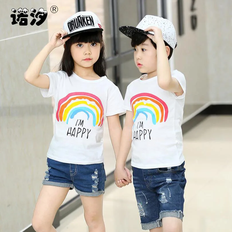 kids clothes children unisex summer cotton T-shirt O-necek short sleeve baby shirt infant cartoon t shirt teenage casual Tees
kids clothes children unisex summer cotton T-shirt O-necek short sleeve baby shirt infant cartoon t shirt teenage casual Tees