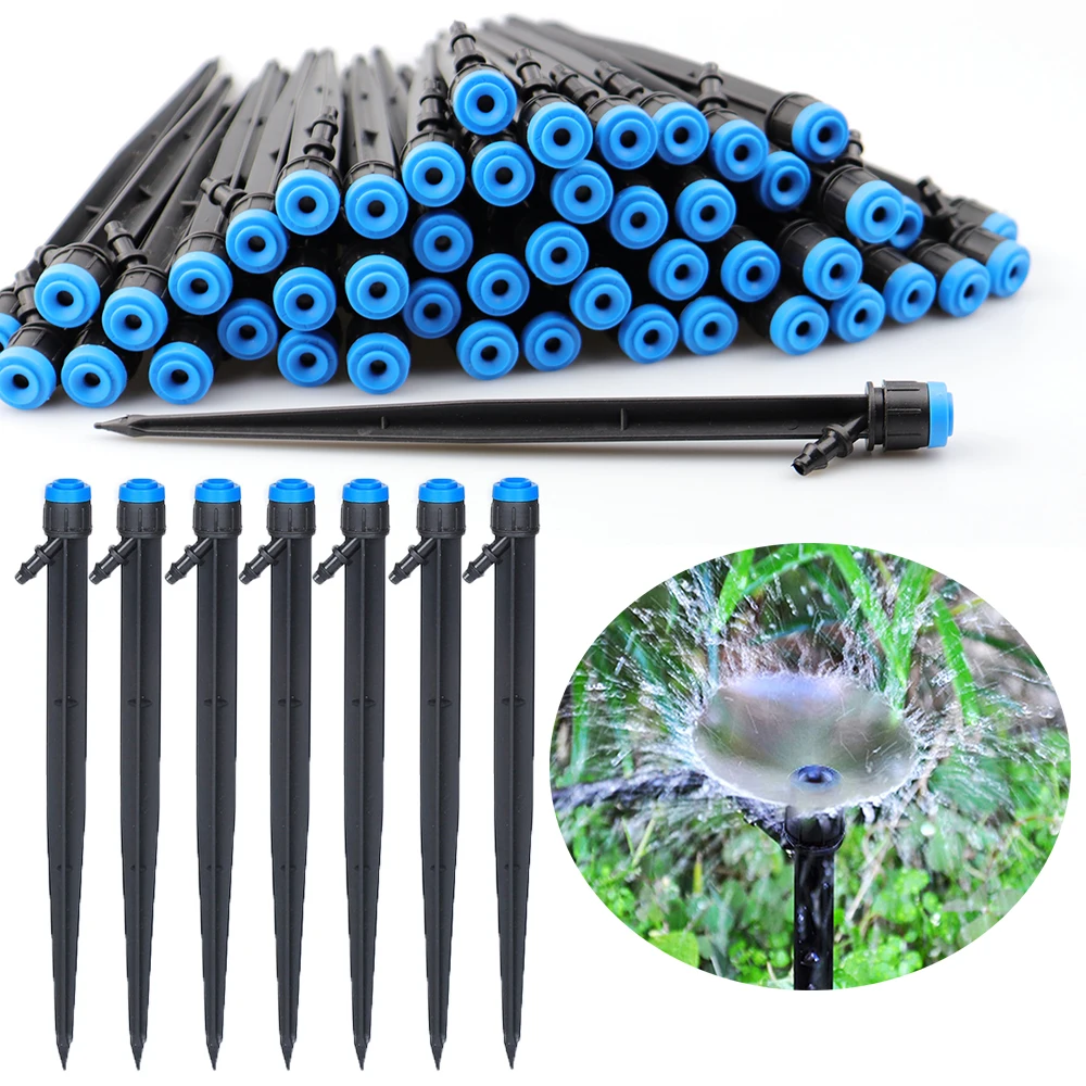 10Pcs Kits 18cm Drip Emitters Perfect for 4/7mm Tube Adjustable 360Degree Water Flow Drip Irrigation System for Watering System
10Pcs Kits 18cm Drip Emitters Perfect for 4/7mm Tube Adjustable 360Degree Water Flow Drip Irrigation System for Watering System