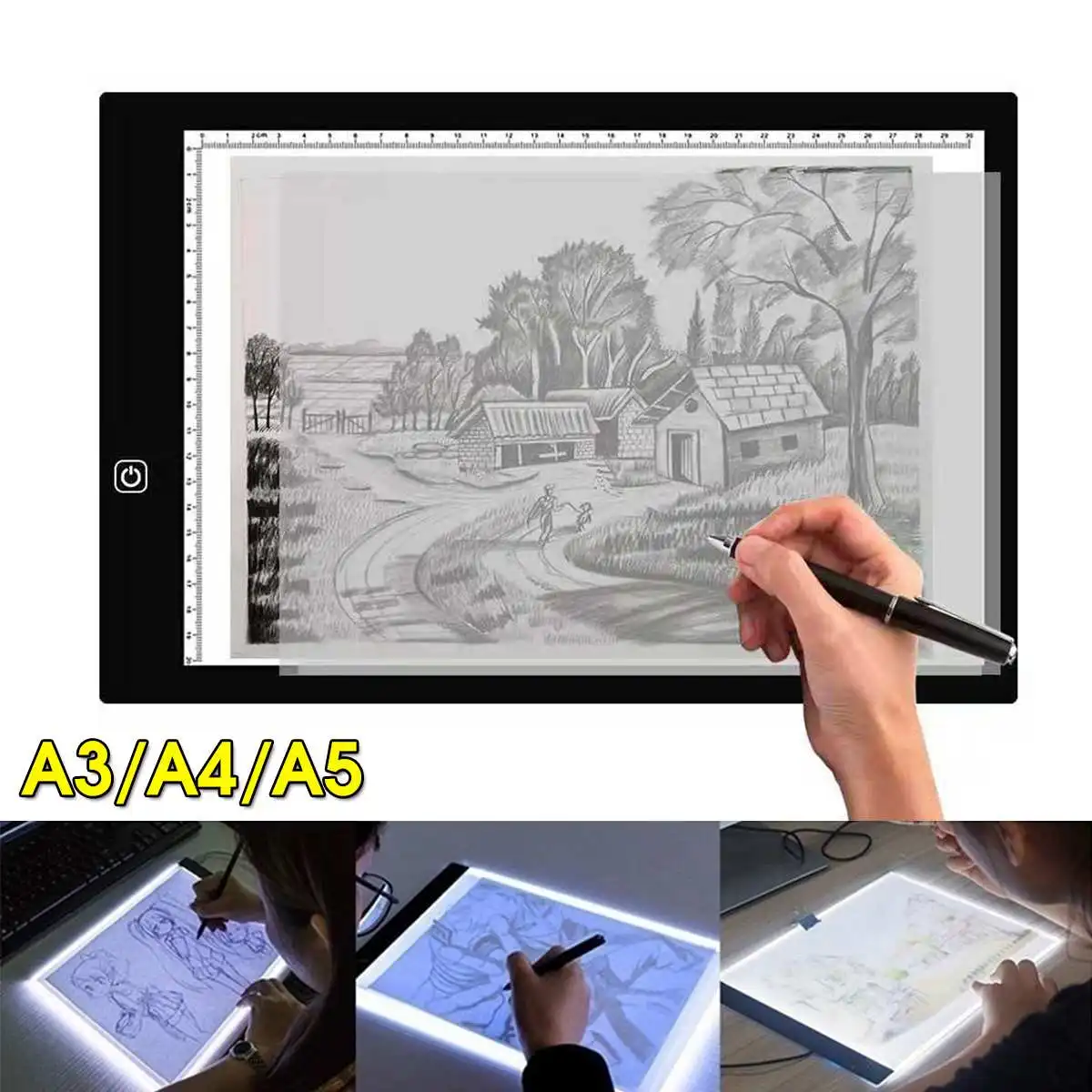 A3/A4/A5 5V Drawing Tablet Led Light Pad Tablet Diamond Painting Eye Protection Bright Copy Board Diamond Embroidery Art Acrylic
A3/A4/A5 5V Drawing Tablet Led Light Pad Tablet Diamond Painting Eye Protection Bright Copy Board Diamond Embroidery Art Acrylic