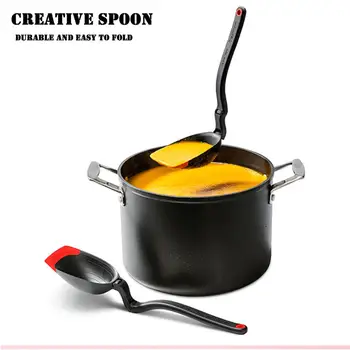 Supoon Multi-function Spoon Deformation Cooking with a Flat Scraper Head Application to Soup Kitchen Accessories
Supoon Multi-function Spoon Deformation Cooking with a Flat Scraper Head Application to Soup Kitchen Accessories