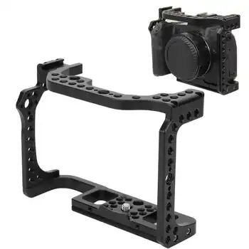 Aluminium Alloy Camera Cage Shooting Vlog with Cold Shoe Mount Extension for LED Light Mic for Canon EOS-R Mirrorless Cameras
Aluminium Alloy Camera Cage Shooting Vlog with Cold Shoe Mount Extension for LED Light Mic for Canon EOS-R Mirrorless Cameras
