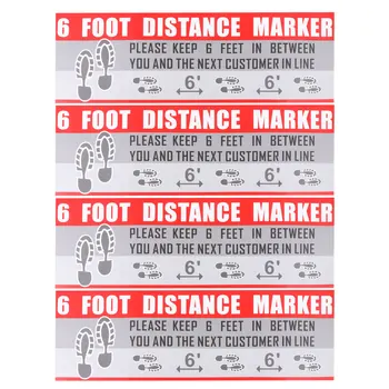 4 Pcs Sign Floor Sticker Back-adhesive Portable Practical PVC Sign Wall Decal Warm Reminder Sign for Shop Public Area Mall
4 Pcs Sign Floor Sticker Back-adhesive Portable Practical PVC Sign Wall Decal Warm Reminder Sign for Shop Public Area Mall
