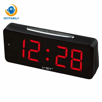 Desktop Clocks with 1.8 Large Display Home Decor LED Digital Alarm Clock Big Numbers Electronic Desktop Clock AC Power 
Desktop Clocks with 1.8 Large Display Home Decor LED Digital Alarm Clock Big Numbers Electronic Desktop Clock AC Power