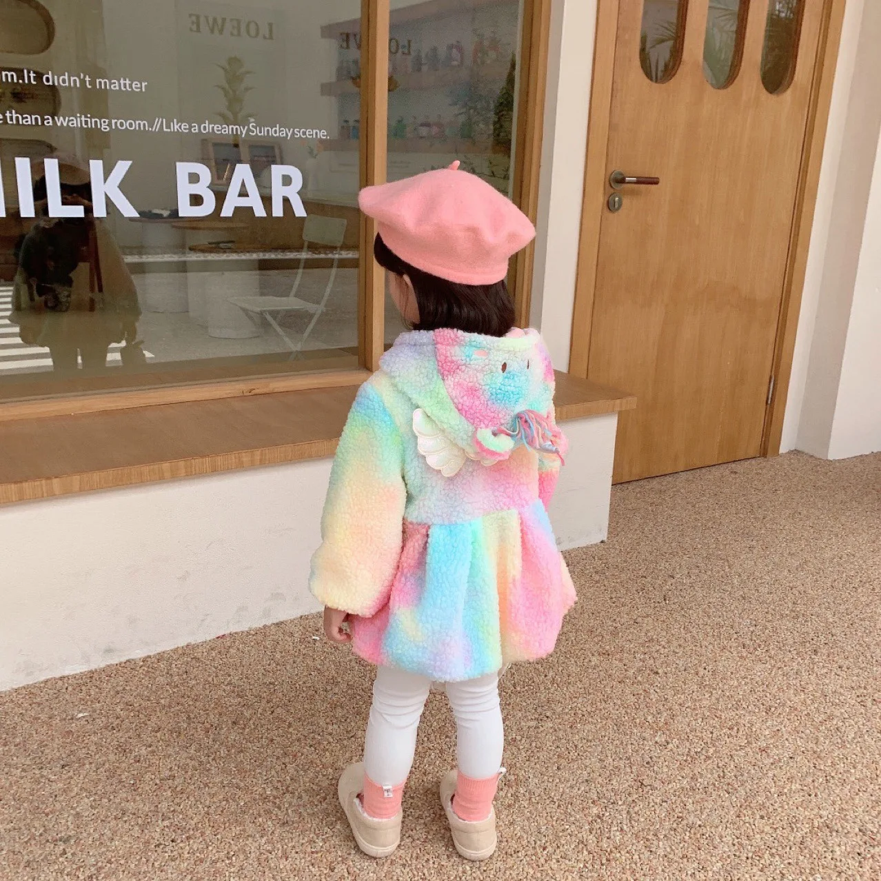 Unicorn Tie-Dye Fleece Hooded Jacket Unicorn Tie-Dye Fleece Hooded Jacket