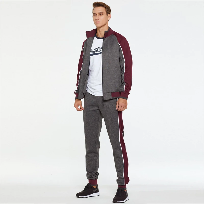 Men Tracksuit 2 Piece Set Jogger Pants And Jackets Suits Zipper Fashion Patchwork Sportswear Spring Autumn Clithing 2021 New
Men Tracksuit 2 Piece Set Jogger Pants And Jackets Suits Zipper Fashion Patchwork Sportswear Spring Autumn Clithing 2021 New