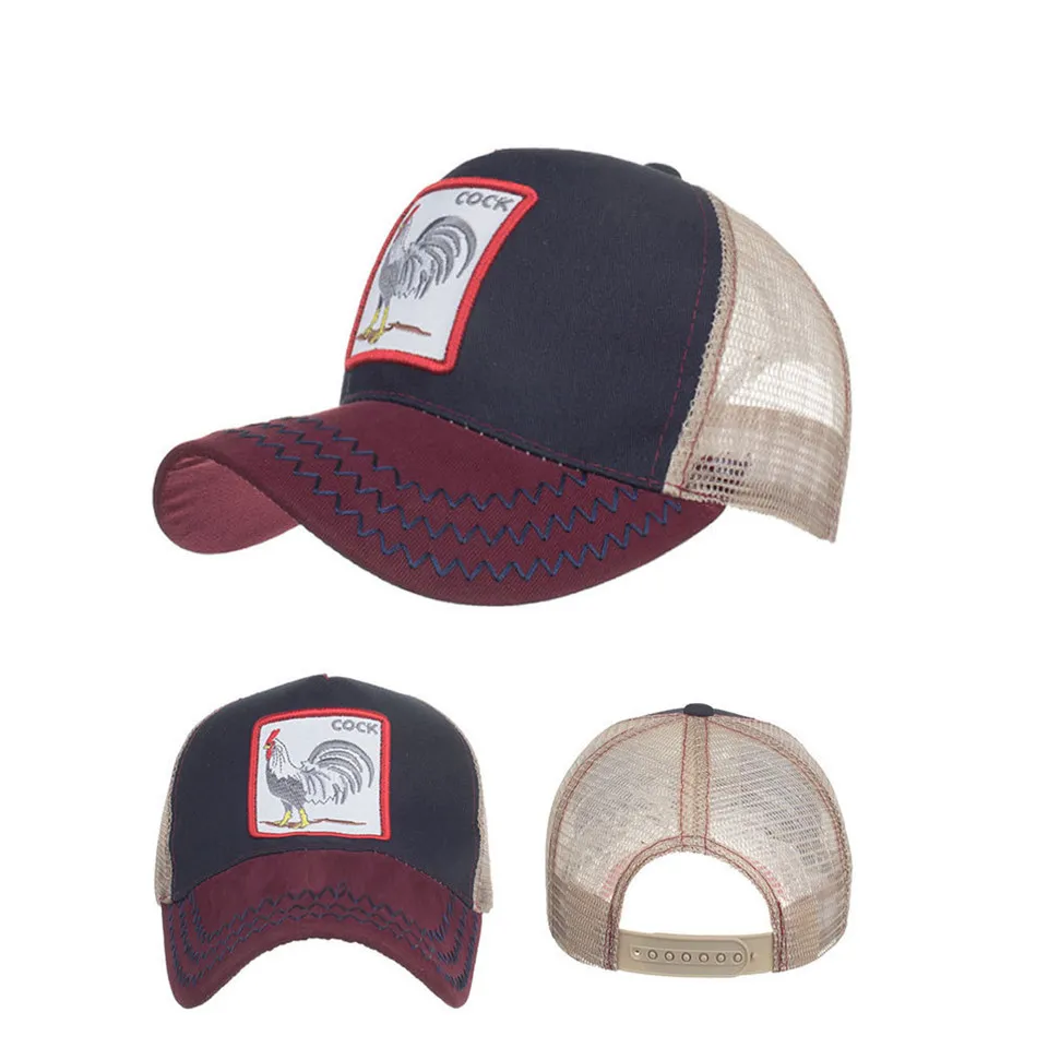 Fashion Baseball Cap Unisex Summer Mesh Breathable Snapback Hat Adjustable Animal Embroider Sports Cap Wholesale 
Fashion Baseball Cap Unisex Summer Mesh Breathable Snapback Hat Adjustable Animal Embroider Sports Cap Wholesale