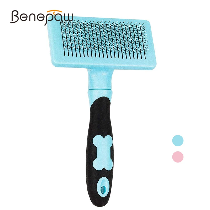 Benepaw Professional Shedding Slicker Dog Brush Self Cleaning Ergonomic Durable Safe Non-slip Cat Combs For Pets Grooming
Benepaw Professional Shedding Slicker Dog Brush Self Cleaning Ergonomic Durable Safe Non-slip Cat Combs For Pets Grooming