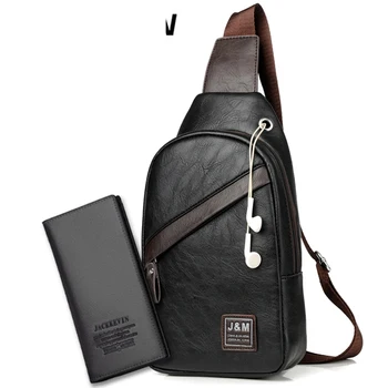 JackKevin Famous Brand Waterproof Zipper Open Leather Mens Chest Bags Fashion Shoulder Travel Crossbody Bag Man Messenger Bag 
JackKevin Famous Brand Waterproof Zipper Open Leather Mens Chest Bags Fashion Shoulder Travel Crossbody Bag Man Messenger Bag