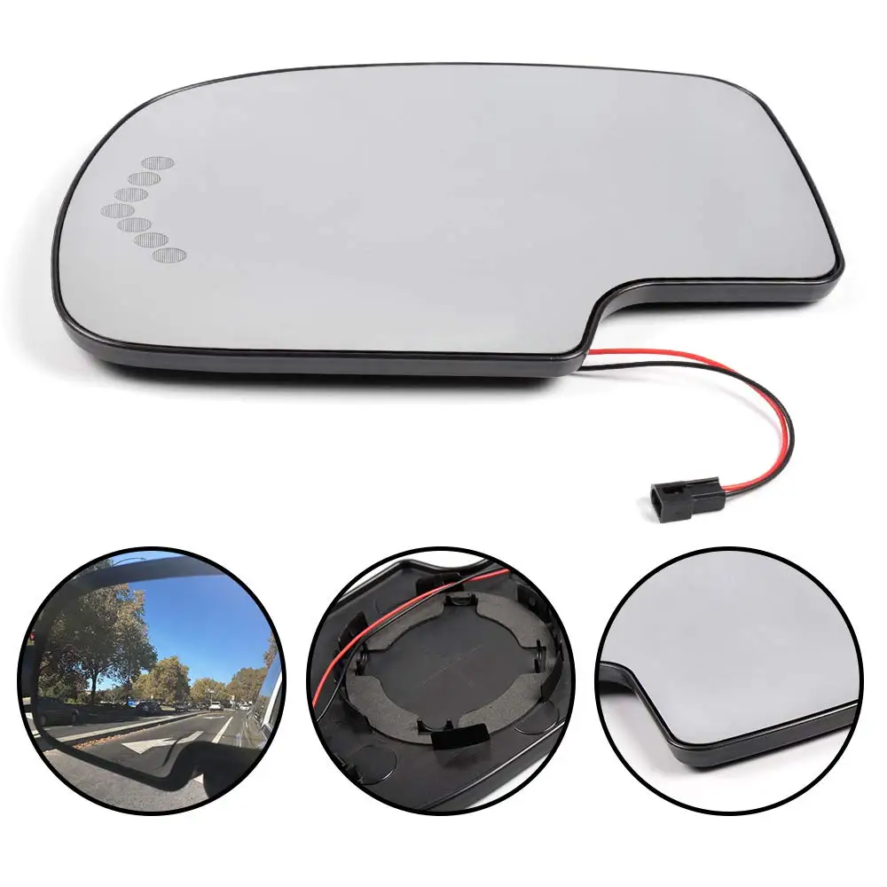 Car Driver Side Left Side Heated Mirror Glass with Turn Signal Without Auto Dimming for 2003-2006 Chevrolet Cadillac
Car Driver Side Left Side Heated Mirror Glass with Turn Signal Without Auto Dimming for 2003-2006 Chevrolet Cadillac