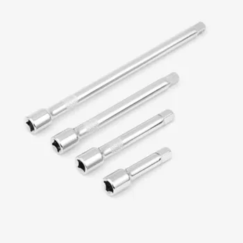 4 Pcs 1/4inch Extension Extender Bar Set 2 3 4 6 Drive Ratchet Wrench Socket