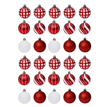30pcs Christmas Ball Durable Attractive Creative Tree Hanging for Party Tree Christmas
30pcs Christmas Ball Durable Attractive Creative Tree Hanging for Party Tree Christmas