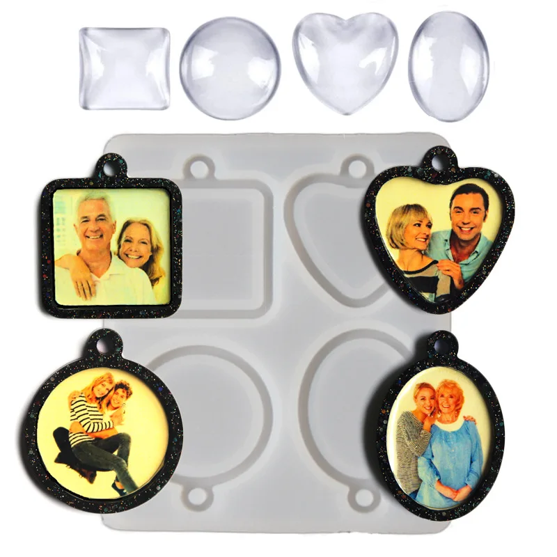 DIY Valentine's Day Photo DIY Epoxy Resin Pendant Mould Gem Patch Keychain Resin Mould
DIY Valentine's Day Photo DIY Epoxy Resin Pendant Mould Gem Patch Keychain Resin Mould