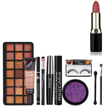 Lulaa 11Pcs/Set Makeup Set Face Eye Shadow Palette Lipstick Eyebrow Pencil Foundation Mascara
Lulaa 11Pcs/Set Makeup Set Face Eye Shadow Palette Lipstick Eyebrow Pencil Foundation Mascara