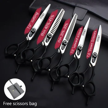 Sharonds Japan 440c imported stainless steel 7 inch professional hairdressing scissors hairdressing haircut scissors set 
Sharonds Japan 440c imported stainless steel 7 inch professional hairdressing scissors hairdressing haircut scissors set