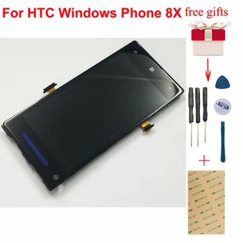 LCD for HTC Windows Phone 8X LCD Touch Screen Digitizer Sensor Glass + LCD Display Monitor Screen Panel Module Assembly Frame
LCD for HTC Windows Phone 8X LCD Touch Screen Digitizer Sensor Glass + LCD Display Monitor Screen Panel Module Assembly Frame