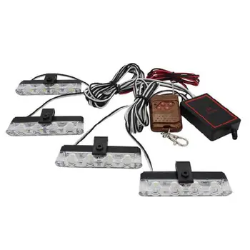 Ultra-thin Ultra-thin Wireless Remote Control 16LED One for Four Clips in the Net Front Flashing Warning Light 4LED Red and Blue 
Ultra-thin Ultra-thin Wireless Remote Control 16LED One for Four Clips in the Net Front Flashing Warning Light 4LED Red and Blue