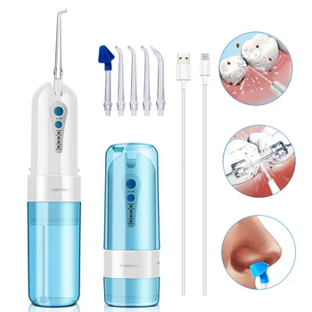 Oral Irrigator USB Rechargeable Irrigador Dental Water Flosser Portable Oral Care Jet Irrigator Water Pick for Tooth Cleaning
Oral Irrigator USB Rechargeable Irrigador Dental Water Flosser Portable Oral Care Jet Irrigator Water Pick for Tooth Cleaning