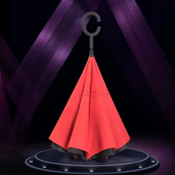 Self-Closing Reverse Umbrella Long Handle C- Shape Hands-Free Car Mounted Rain Umbrella Double Layer Automatic Business Gift
Self-Closing Reverse Umbrella Long Handle C- Shape Hands-Free Car Mounted Rain Umbrella Double Layer Automatic Business Gift