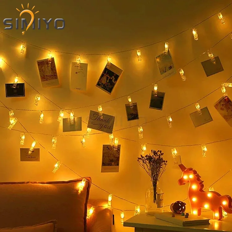 Amazon Hot Selling 5 M 40 Lights Remote Control 8-Mode Battery Box Clip Lighting Chain Creative Photo Clip String Lights
Amazon Hot Selling 5 M 40 Lights Remote Control 8-Mode Battery Box Clip Lighting Chain Creative Photo Clip String Lights