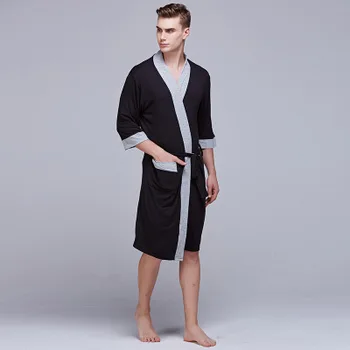 Daeyard Robes For Men Solid Summer Robe Long Bath Robe Sleepwear Unisex Spa Robe Kimono Sexy Night Wear Home Clothes 
Daeyard Robes For Men Solid Summer Robe Long Bath Robe Sleepwear Unisex Spa Robe Kimono Sexy Night Wear Home Clothes