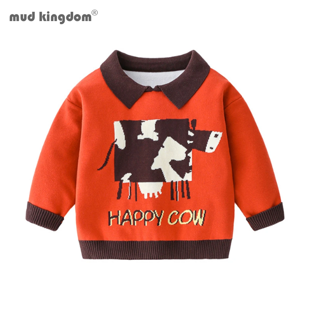 Mudkingdom Boys Girls Sweaters Long Sleeve Lapel Children Tops Cartoon Pattern Knit Pullover Kids Clothes
Mudkingdom Boys Girls Sweaters Long Sleeve Lapel Children Tops Cartoon Pattern Knit Pullover Kids Clothes