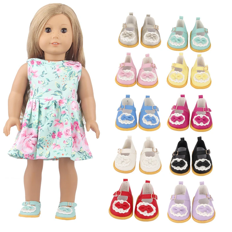 

18 Inch Doll Shoes Clothes Handmade Boots Shoes American&43Cm Baby New Born Doll Accessories For Generation Girl`Toy DIY