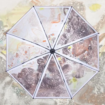 Manual/Fully-Automatic Umbrella Rain Women For Men 3 Fold Gift Parasol Compact Painting Travel Business Sun Protection Umbrella
Manual/Fully-Automatic Umbrella Rain Women For Men 3 Fold Gift Parasol Compact Painting Travel Business Sun Protection Umbrella