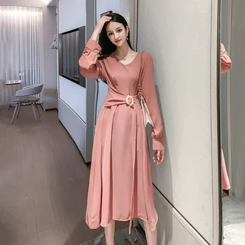 Early autumn outfit new women's wear long sleeve French style restoring ancient ways show thin temperament of platycodon grandif
Early autumn outfit new women's wear long sleeve French style restoring ancient ways show thin temperament of platycodon grandif