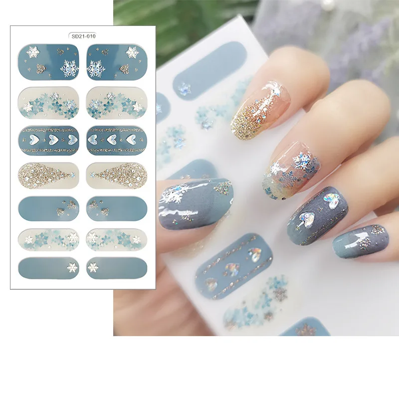 3D diamond glitter nail stickers christmas style heart tree lines snow flakes nude transparent back glue nail foil FW115
3D diamond glitter nail stickers christmas style heart tree lines snow flakes nude transparent back glue nail foil FW115