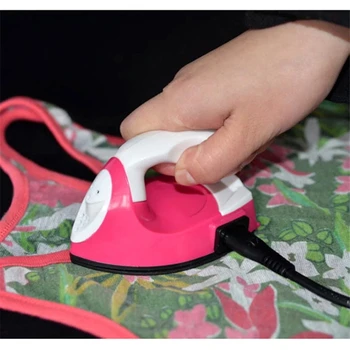 Mini Electric Iron Portable Travel Crafting DIY Craft Hot Fix Clothes Sewing Supplies Ceramic Heating Material For College life
Mini Electric Iron Portable Travel Crafting DIY Craft Hot Fix Clothes Sewing Supplies Ceramic Heating Material For College life