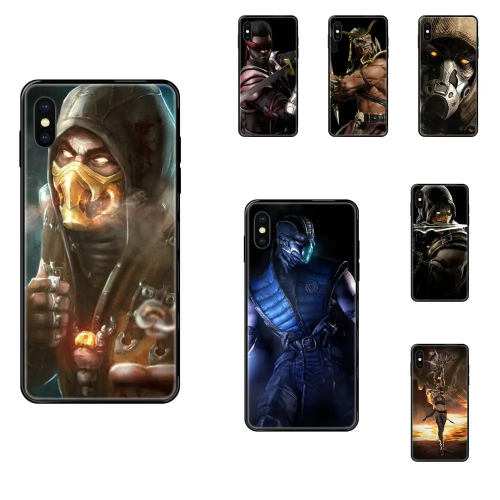 Мягкий чехол с принтом Mortal Kombat X вурhins для Galaxy S5 S6 S7 S8 S9 S10 S10e S20 edge Lite Plus Ultra |