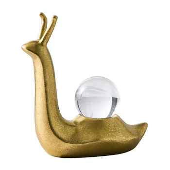 nordic decoration home statue sculpture Golden Snail Crystal Ball Ornaments dropshipping Creative Light Luxury Crafts Animal
nordic decoration home statue sculpture Golden Snail Crystal Ball Ornaments dropshipping Creative Light Luxury Crafts Animal