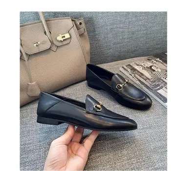 2020 Spring New Horse Titles Buckle le fu Lazy Flat-Bottomed a Pedal British Shoes Leisure Wild Shoes Female
2020 Spring New Horse Titles Buckle le fu Lazy Flat-Bottomed a Pedal British Shoes Leisure Wild Shoes Female