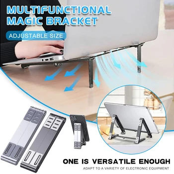 Easy to Carry Multi-angle Adjustable Laptop Stand Foldable Multifunction Universal Phone Tablet Laptop Stand Holder New
Easy to Carry Multi-angle Adjustable Laptop Stand Foldable Multifunction Universal Phone Tablet Laptop Stand Holder New