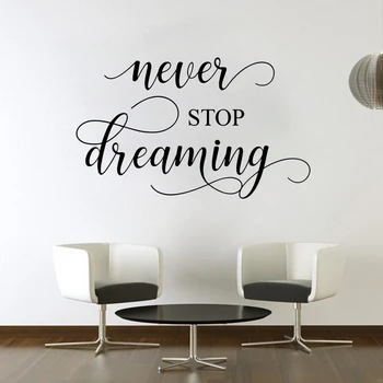 Never Stop Dreaming Quote Wall Sticker Kids Room Classroom Dreaming Inspirational Quote Wall Decal Bedroom Vinyl Decor
Never Stop Dreaming Quote Wall Sticker Kids Room Classroom Dreaming Inspirational Quote Wall Decal Bedroom Vinyl Decor