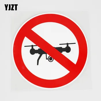 YJZT 11.4CMX11.4CM Drones Are Not Allowed Here PVC Decal Car Sticker Graphical 11B-0181 
YJZT 11.4CMX11.4CM Drones Are Not Allowed Here PVC Decal Car Sticker Graphical 11B-0181