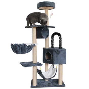 Cat climbing wall shelf cat nest integrated cat tree cat toy jumping platform cat scratching column sisal large villa cat tower
Cat climbing wall shelf cat nest integrated cat tree cat toy jumping platform cat scratching column sisal large villa cat tower