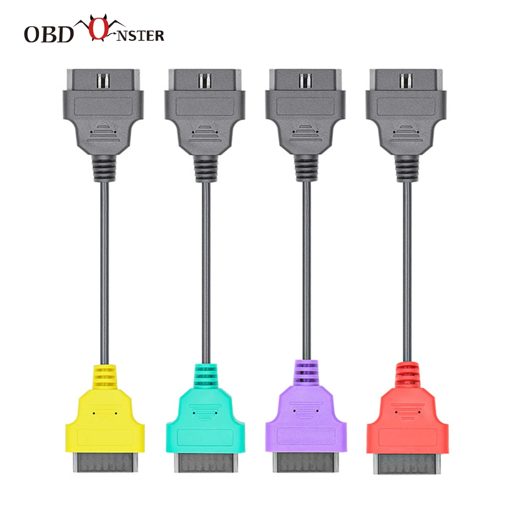 OBD2 Adapter 4PCS OBD2 Diagnostic Cable for FiatECUScan and MultiECUScan Auto Connector Adapter Bundle Cable for Fiat for LANCIA
OBD2 Adapter 4PCS OBD2 Diagnostic Cable for FiatECUScan and MultiECUScan Auto Connector Adapter Bundle Cable for Fiat for LANCIA