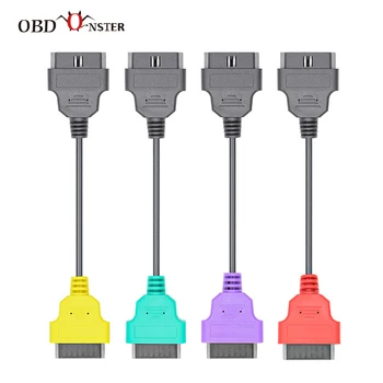OBD2 Adapter 4PCS OBD2 Diagnostic Cable for FiatECUScan and MultiECUScan Auto Connector Adapter Bundle Cable for Fiat for LANCIA
OBD2 Adapter 4PCS OBD2 Diagnostic Cable for FiatECUScan and MultiECUScan Auto Connector Adapter Bundle Cable for Fiat for LANCIA