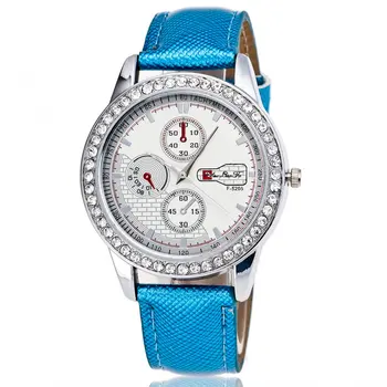 Classic Quartz Watch Women Rhinestone Studded Wrist Watch with PU Strap LL@17
Classic Quartz Watch Women Rhinestone Studded Wrist Watch with PU Strap LL@17
