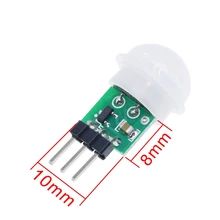 New 5PCS/LOT Miniature Human Body Induction Module PIR Module Infrared Module Pyroelectric Human Body Infrared Sensor Module
New 5PCS/LOT Miniature Human Body Induction Module PIR Module Infrared Module Pyroelectric Human Body Infrared Sensor Module