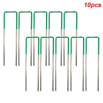 10pcs Anti Rust Garden Tool Durable Bevelled Ends U Shape Artificial Turf Pin Easy Install Fixed Reusable Pegs Fastener
10pcs Anti Rust Garden Tool Durable Bevelled Ends U Shape Artificial Turf Pin Easy Install Fixed Reusable Pegs Fastener