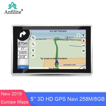 

5 inch HD Car MTK MS2531 OS CE 6.0 GPS Navigation 800M/ FM/8GB/DDR 256M Newest Maps For Russia/Europe/USA vehicle Navigator