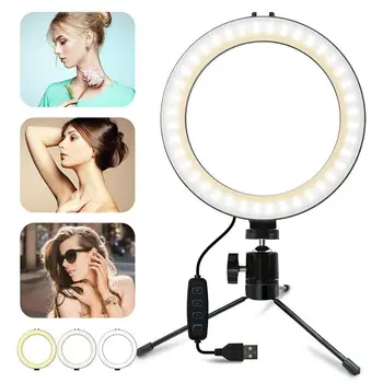 8inch Photography LED Selfie Ring Light Dimmable Camera Lighting Video Lamp Holder Photography For Youtube Phone Ring Phone V2Q5
8inch Photography LED Selfie Ring Light Dimmable Camera Lighting Video Lamp Holder Photography For Youtube Phone Ring Phone V2Q5