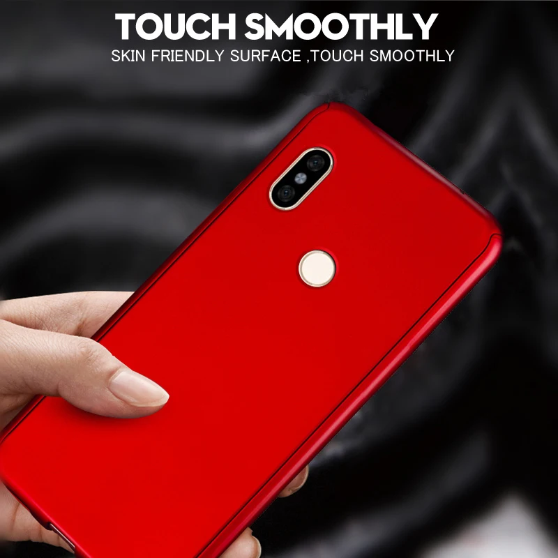 Чехол с полным покрытием 360 градусов для телефона Xiaomi Redmi 9A 9C 8A 7A 5A 5Plus Note 9 9S 8 8T 7 6 5 Pro